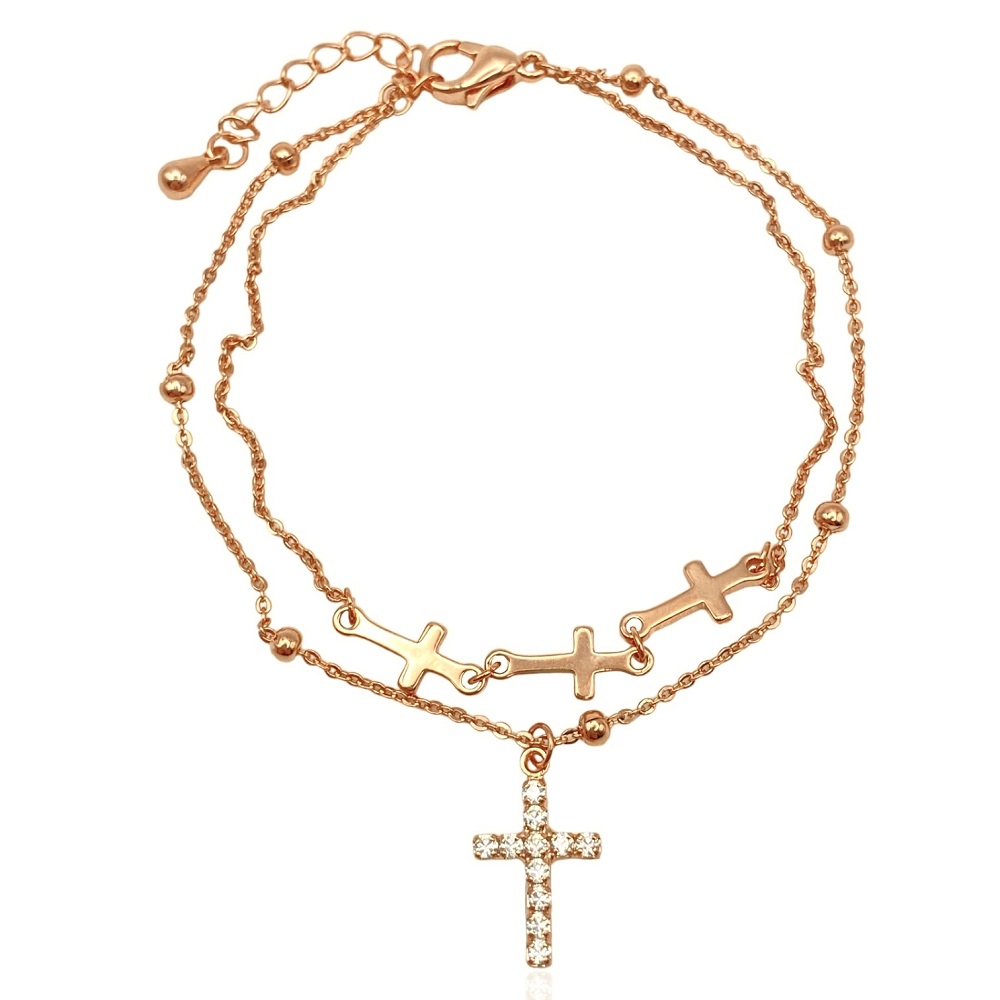 mehrreihiges armband gold 70111