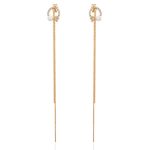 ohrringe kette gold 90158