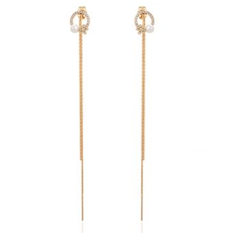 ohrringe kette gold 90158