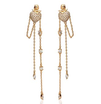 ohrringe kette gold 90220