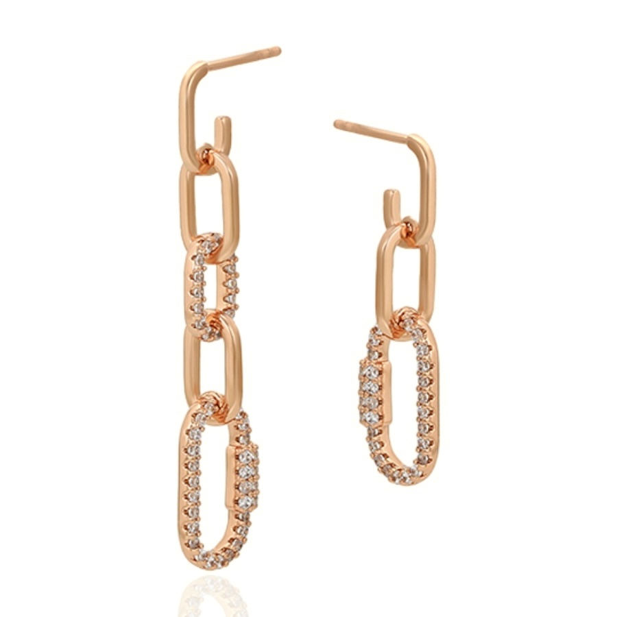 ohrringe kette rosegold 90177 ohrringe kette rosegold 90177
