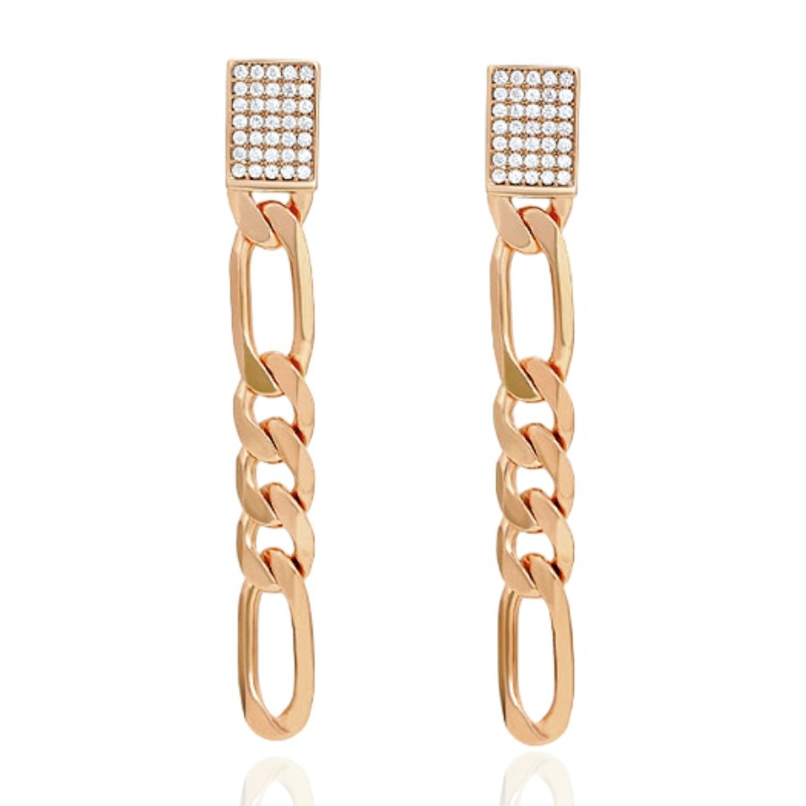 ohrringe kette rosegold 90200 ohrringe kette rosegold 90200