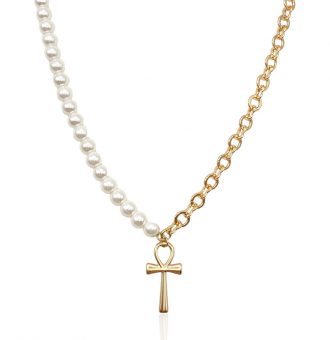 perlenkette gold 40157