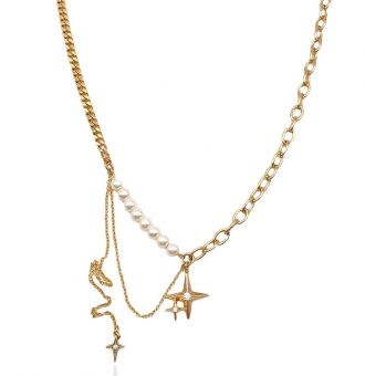 perlenkette gold 40158