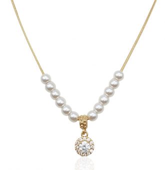 perlenkette gold 40176