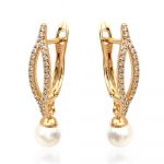 perlenohrringe gold 90207