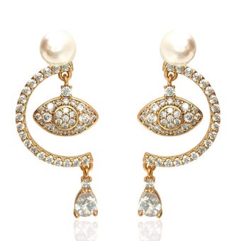 perlenohrringe gold 90209