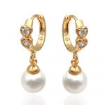 perlenohrringe gold 90210