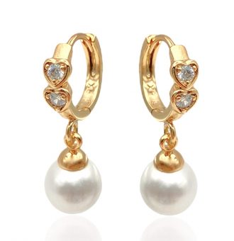 perlenohrringe gold 90210