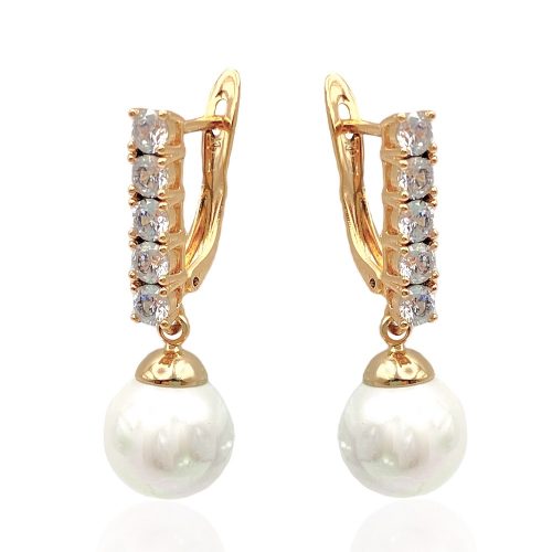 perlenohrringe gold 90215