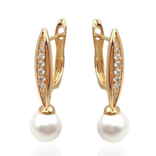 perlenohrringe gold 90217