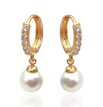 perlenohrringe gold 90241