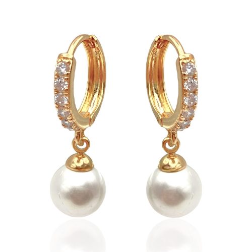 perlenohrringe gold 90241