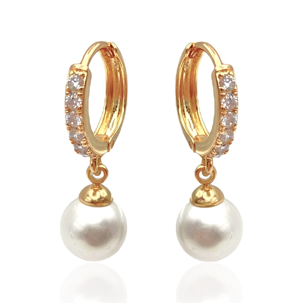 perlenohrringe gold 90241