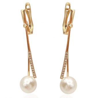 perlenohrringe gold 90245