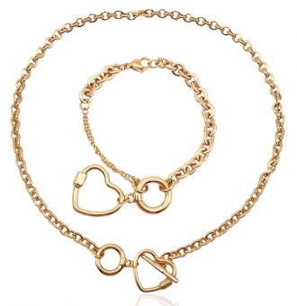 schmuckset gold 60107
