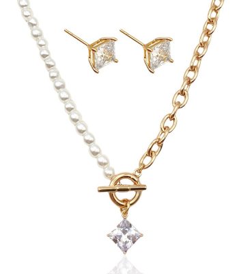 schmuckset gold damen 60108