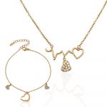 schmuckset gold damen 60111