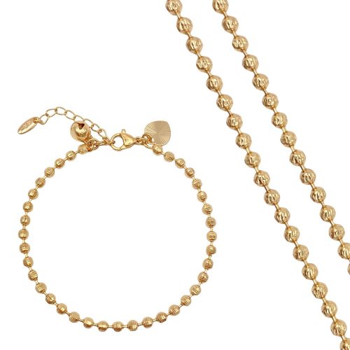 schmuckset gold damen 60113