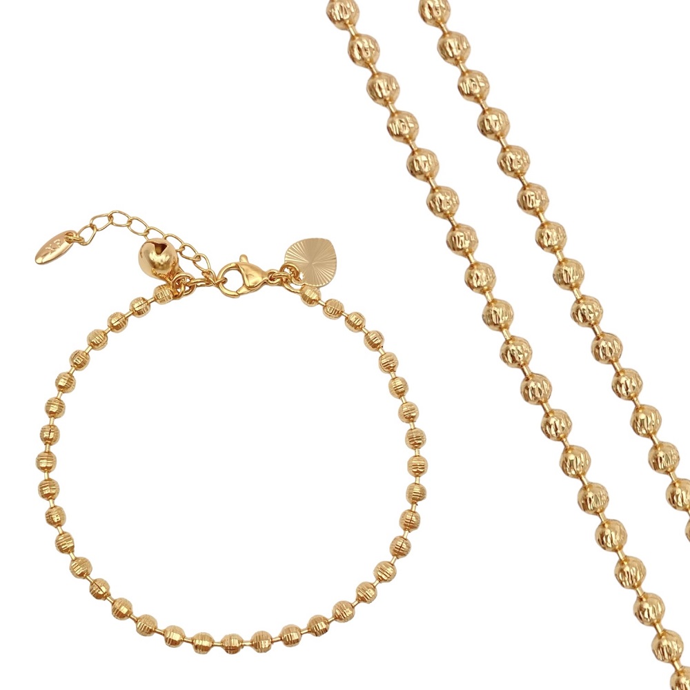 schmuckset gold damen 60113