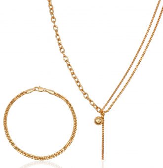 schmuckset gold damen 60116