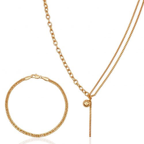 schmuckset gold damen 60116