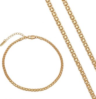 schmuckset gold damen 60128