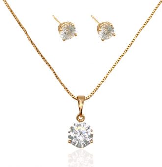 schmuckset gold damen 60129