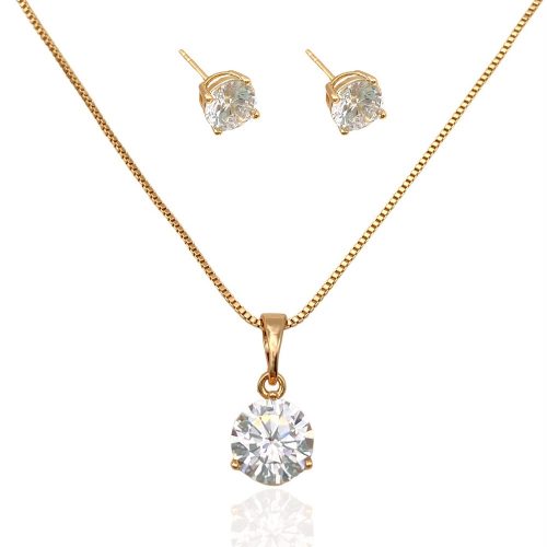 schmuckset gold damen 60129
