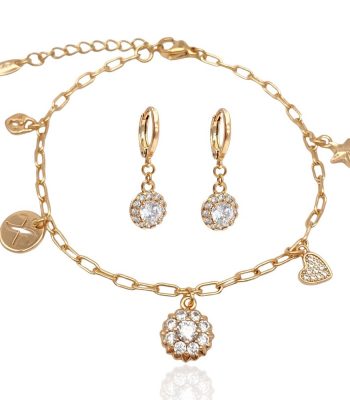 schmuckset gold damen 60131