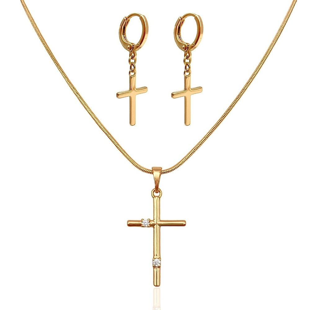schmuckset gold damen 60132