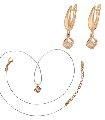 schmuckset gold damen 60133