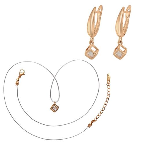 schmuckset gold damen 60133