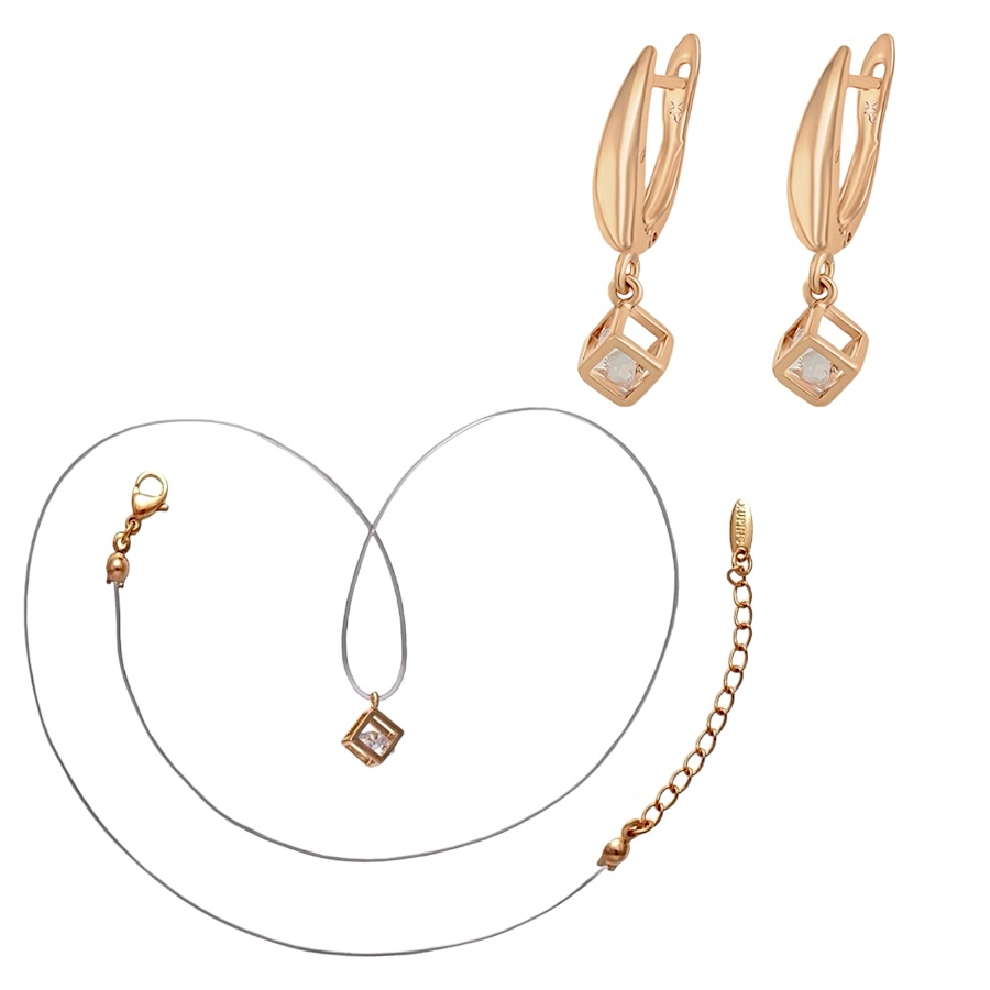 schmuckset gold damen 60133