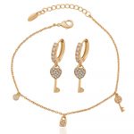 schmuckset gold damen 60134