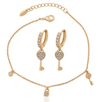 schmuckset gold damen 60134