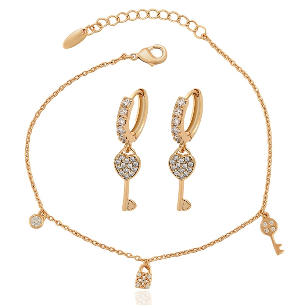 schmuckset gold damen 60134