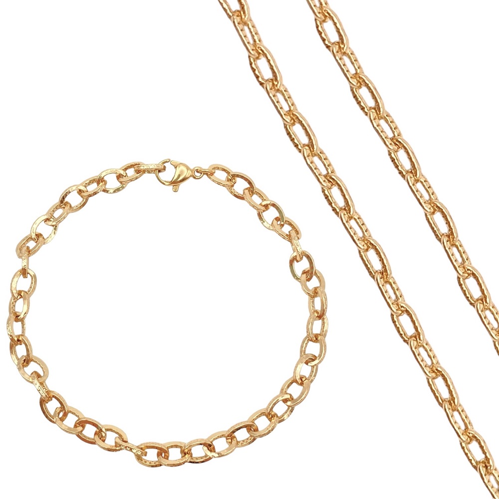 schmuckset gold damen 60135