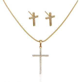 schmuckset gold damen 60136