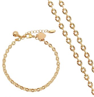schmuckset gold damen 60141