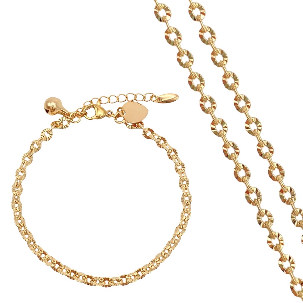schmuckset gold damen 60141