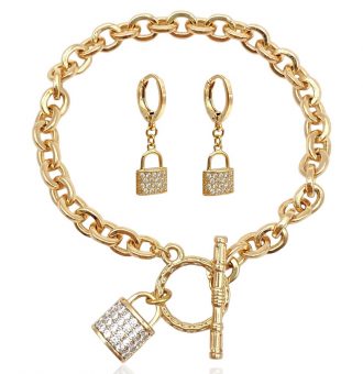 schmuckset gold damen 60142