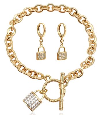 schmuckset gold damen 60142
