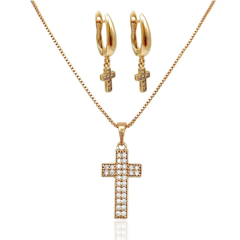 schmuckset gold damen 60145