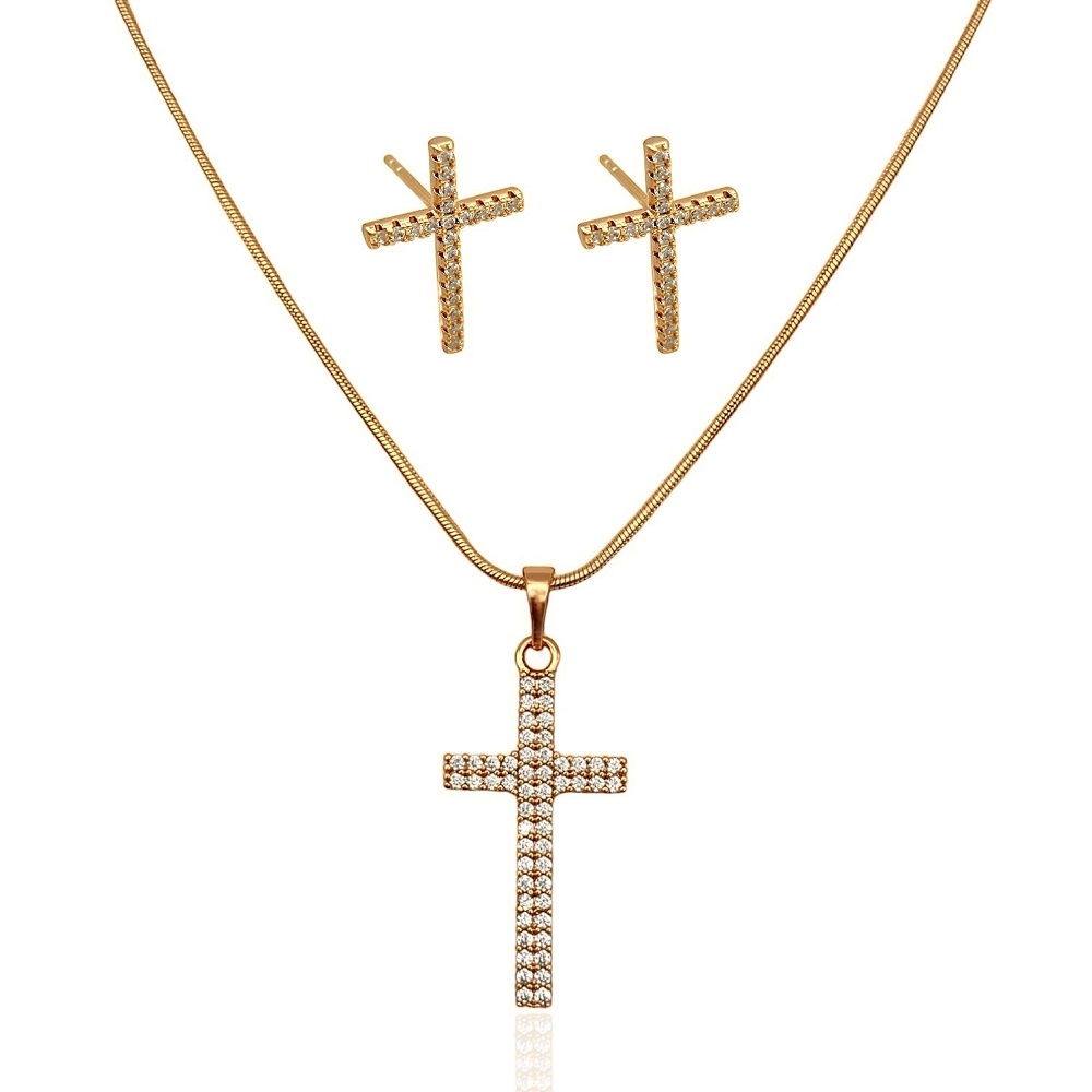 schmuckset gold damen 60146