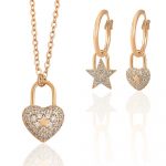 schmuckset rosegold 60101