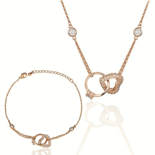 schmuckset rosegold 60102