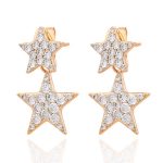 stern ohrringe gold 90190