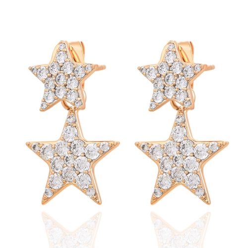 stern ohrringe gold 90190