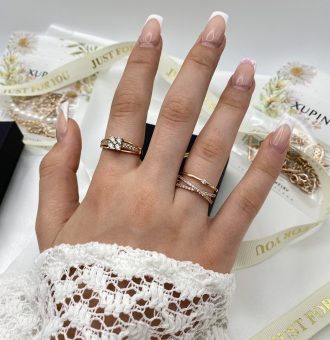 ring gold damen 10104, 10117